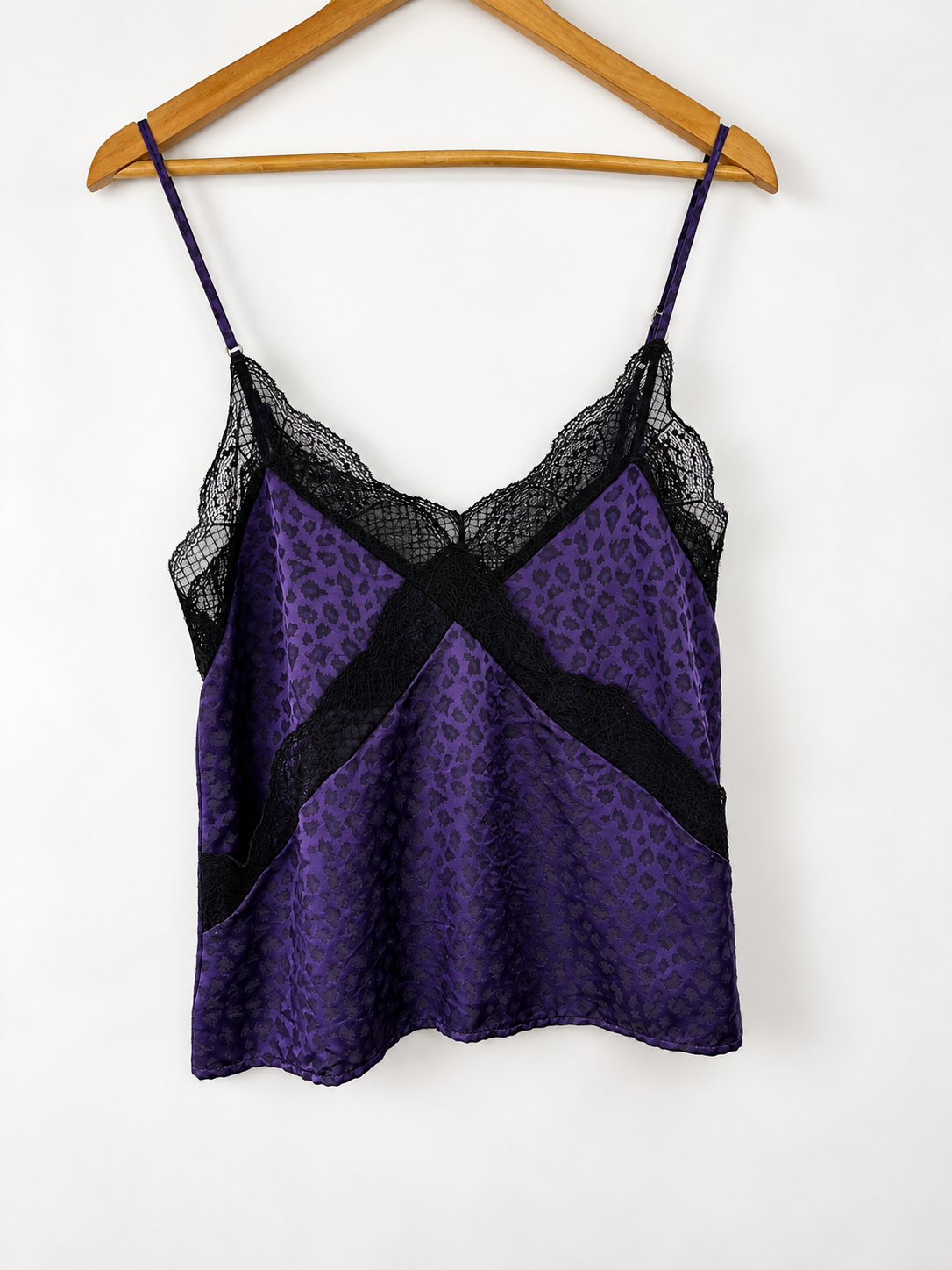 TOP LENCERO ANIMAL PRINT + ENCAJE RAPSODIA (M)