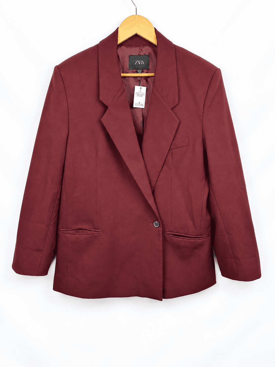 BLAZER CHOCOLATE ZARA (S)