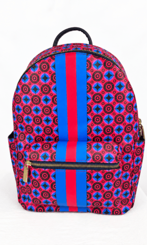 MOCHILA ROJA + MONOGRAMA JACKIE SMITH