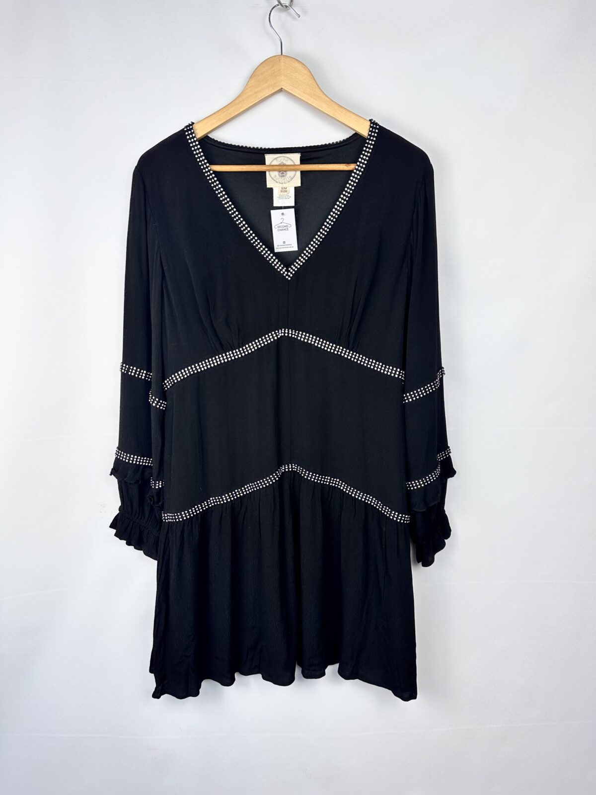 VESTIDO NEGRO + STRASS MUCHE MUCHETTE (M)