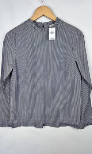 BLUSA A RAYAS MANGA LARGA H&M (S)