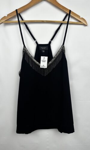 MUSCULOSA TIRITAS NEGRA + MOSTACILLAS KOSIUKO (S)