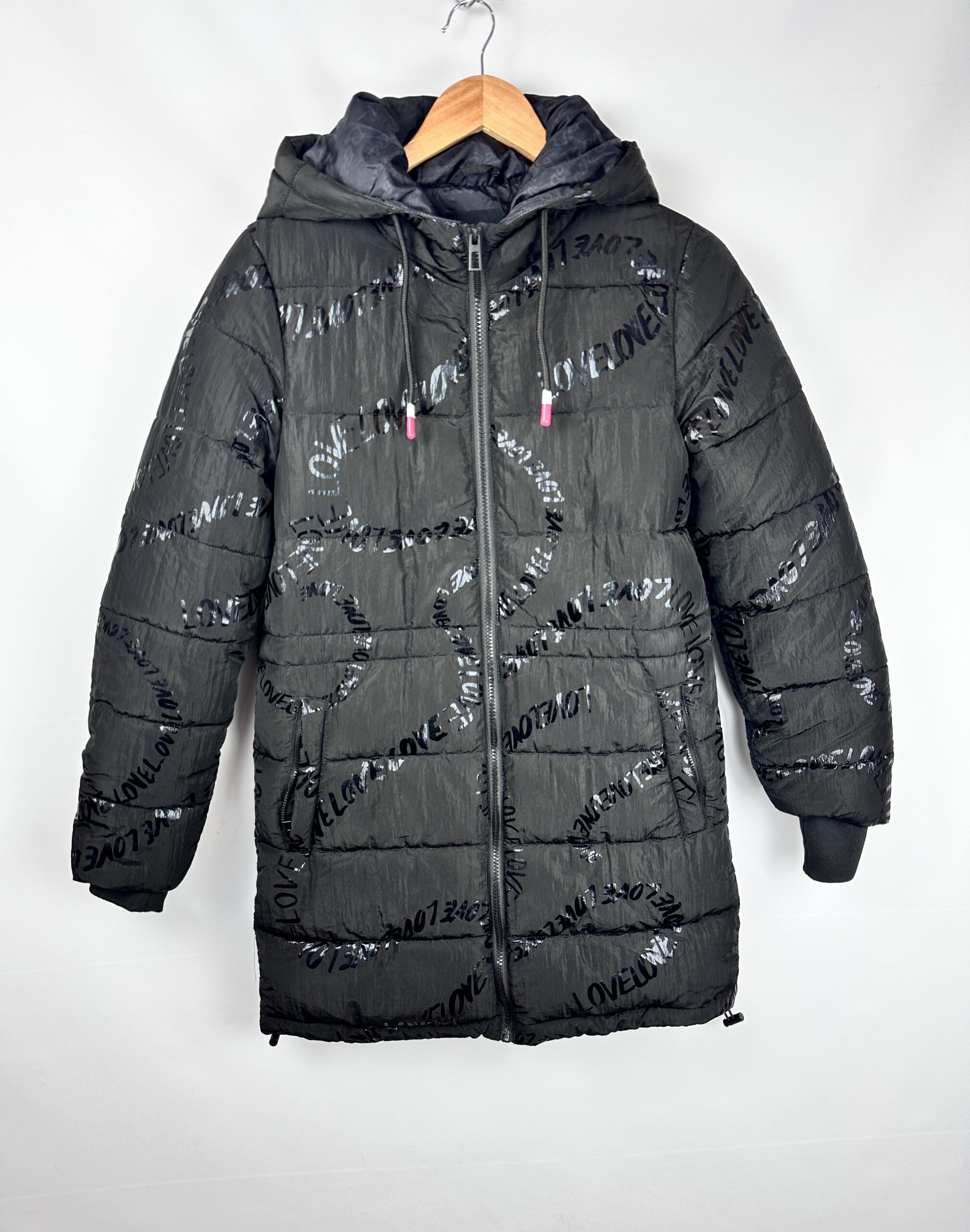 CAMPERON PUFFER NEGRO DESIGUAL (XS)