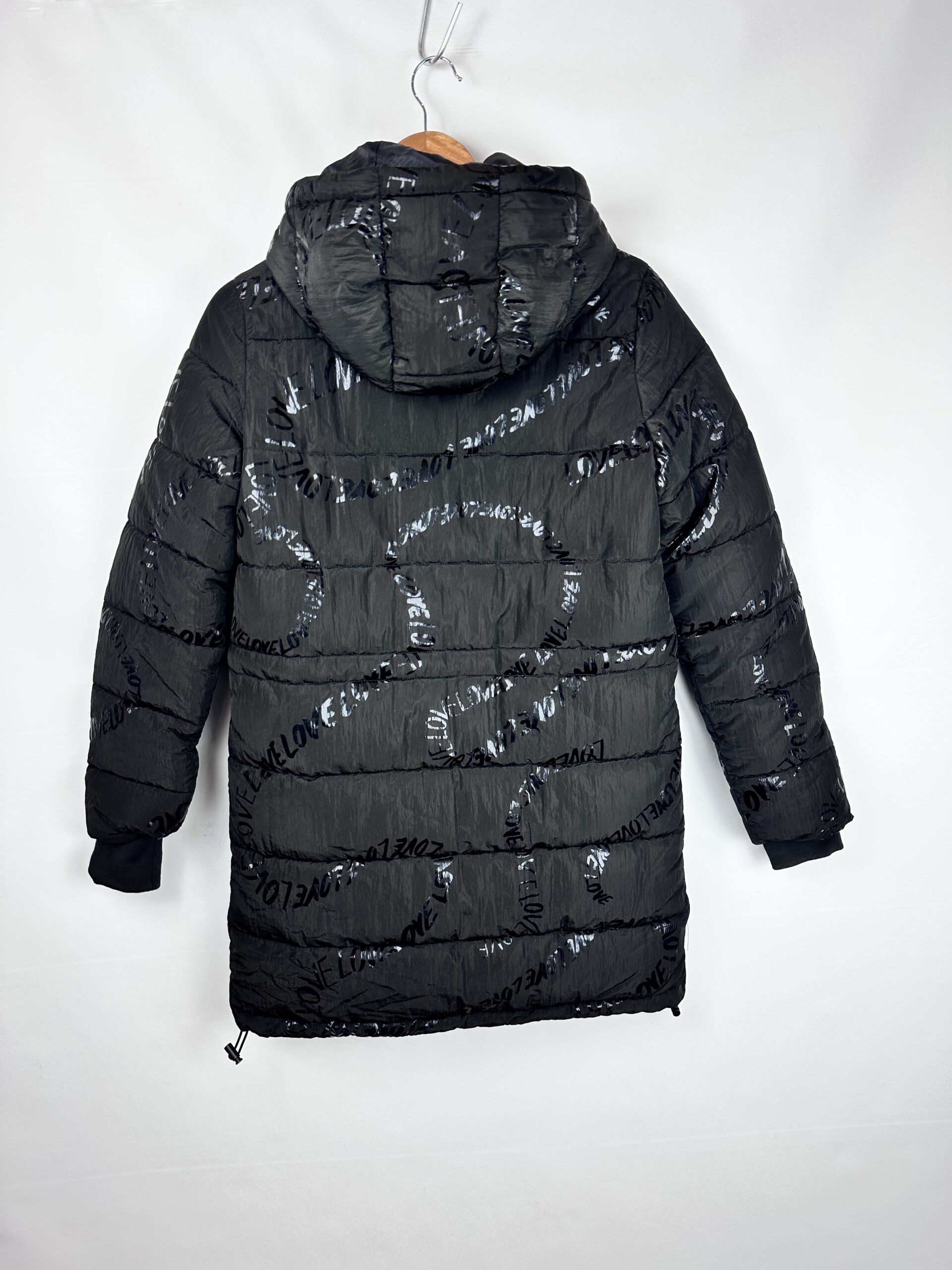 CAMPERON PUFFER NEGRO DESIGUAL (XS) - Imagen 3