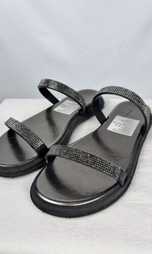 SANDALIAS GRISES + STRASS Z (40)