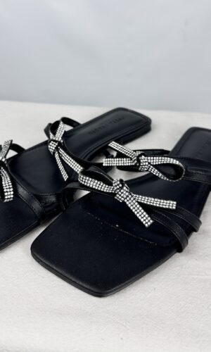 SANDALIAS NEGRAS + STRASS JUSTA OSADIA (39)