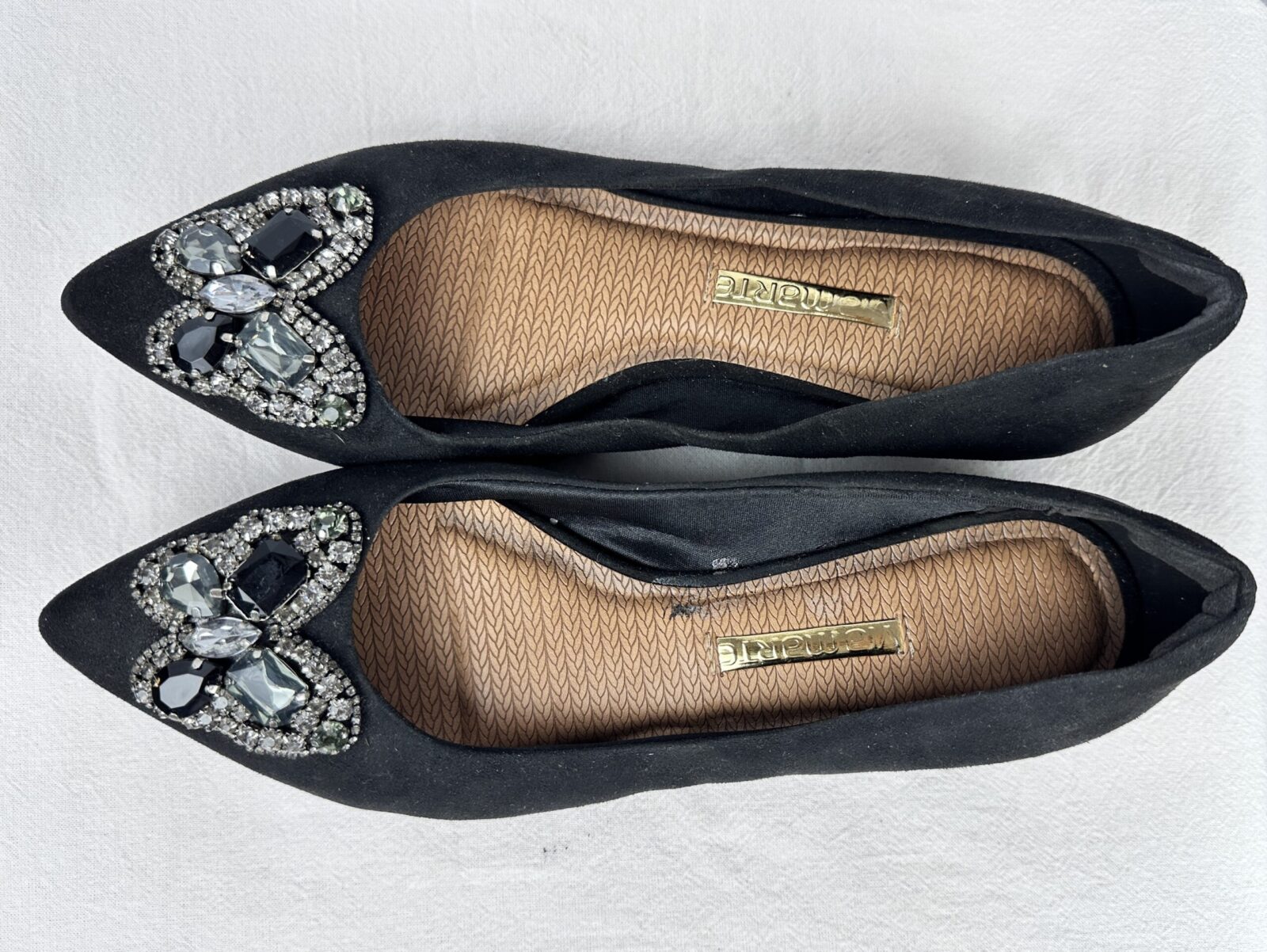 MOCASINES NEGROS CON APLIQUE VIA MARTE (40) - Imagen 3