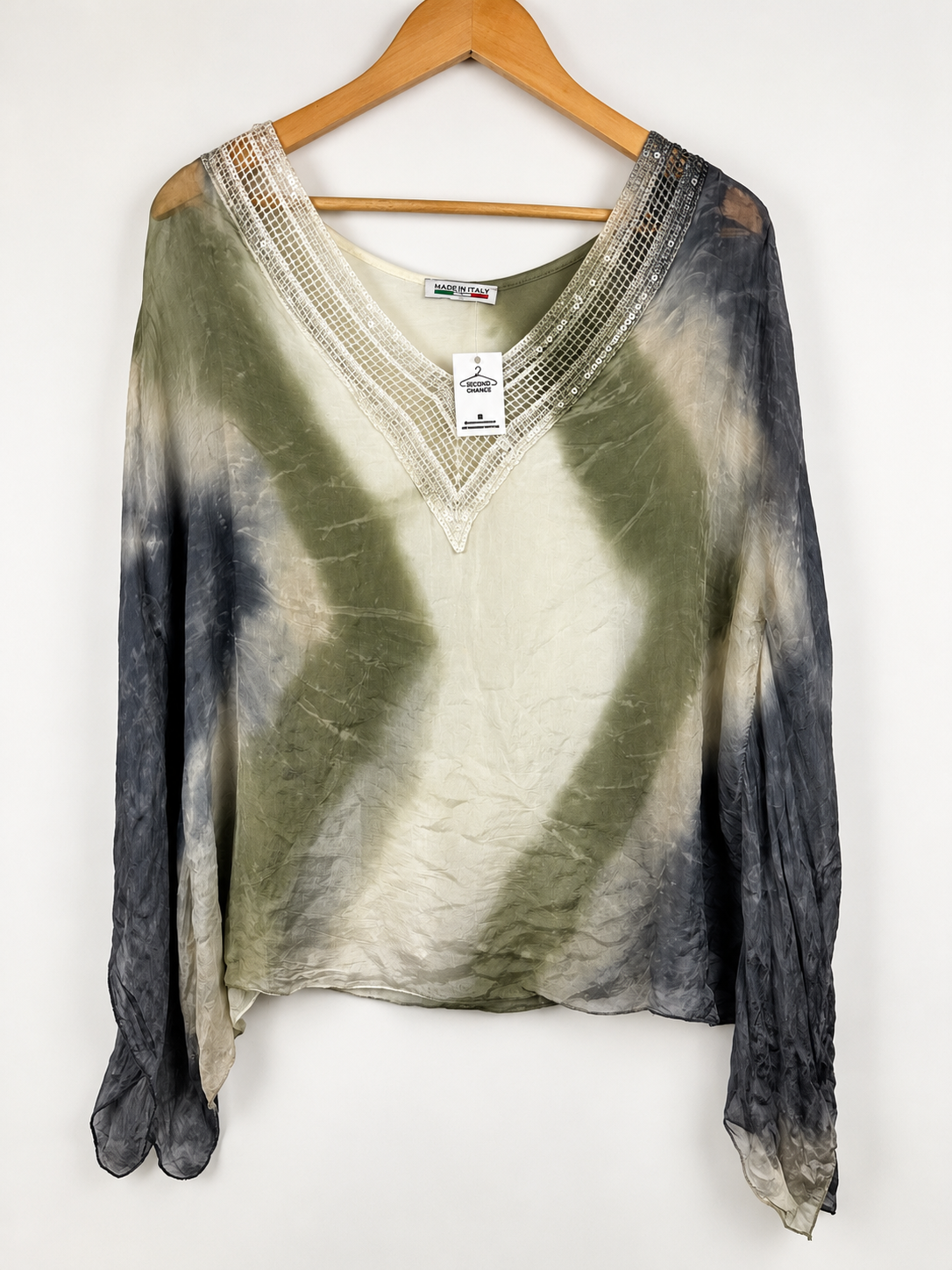 MUSCULOSA CON SEDA MADE IN ITALY (M)