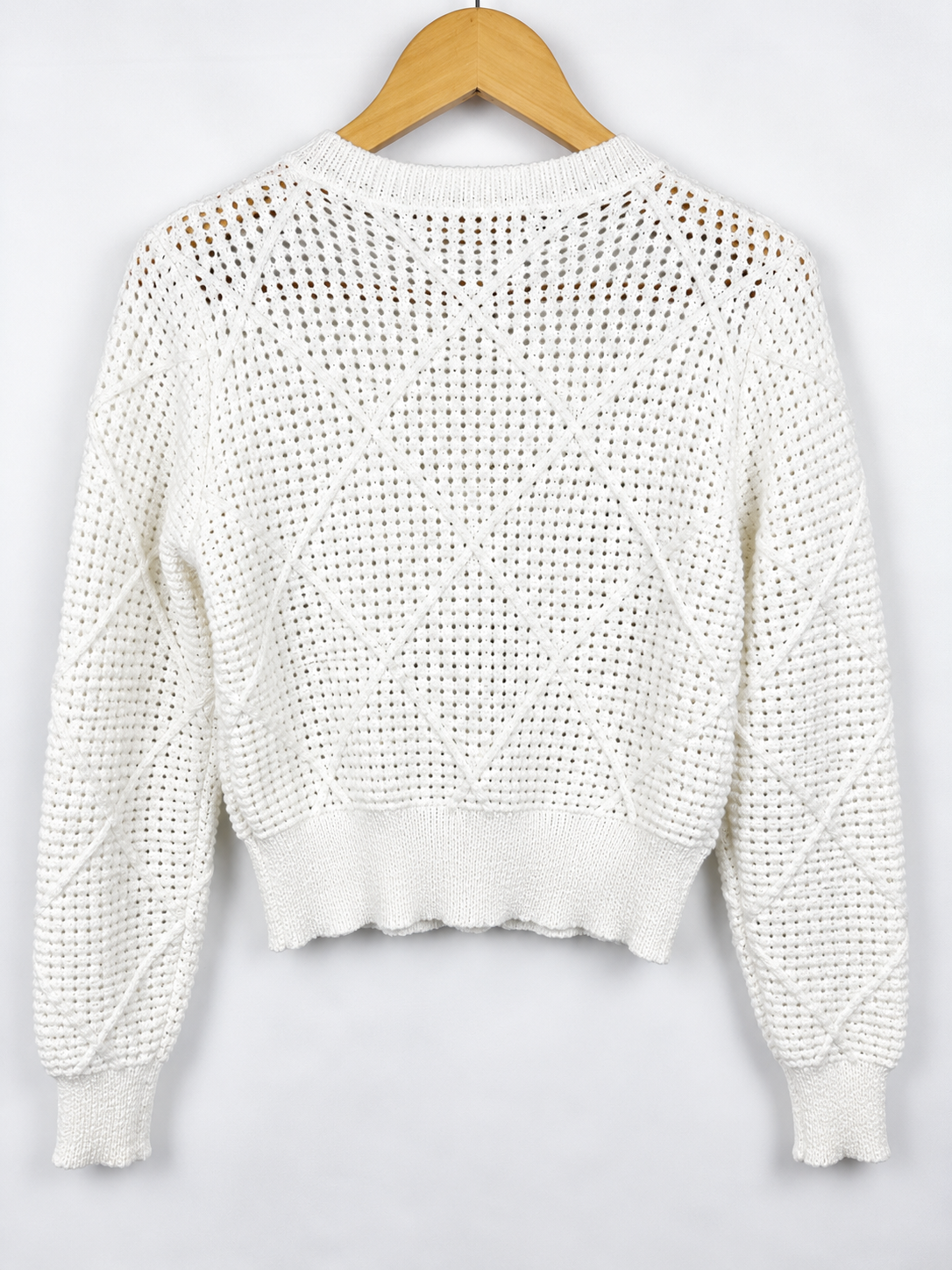 SAQUITO DE LANA BLANCO CON STRASS CORAZON LIZETTE COLLECTION (S) - Imagen 3