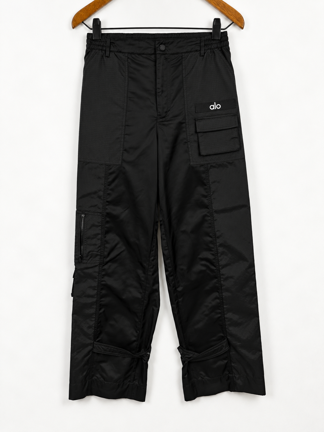 PANTALON WIDE LEG JOGGER ALO NEGRO (M)