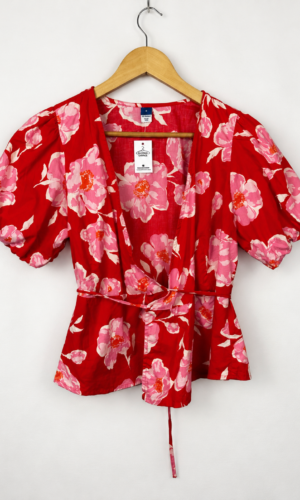 BLUSA FLOREADA OLD NAVY (M)