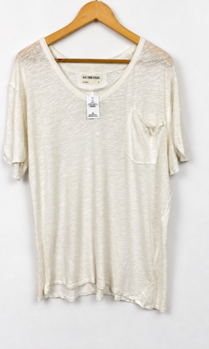 REMERA BLANCA FREE PEOPLE (M)
