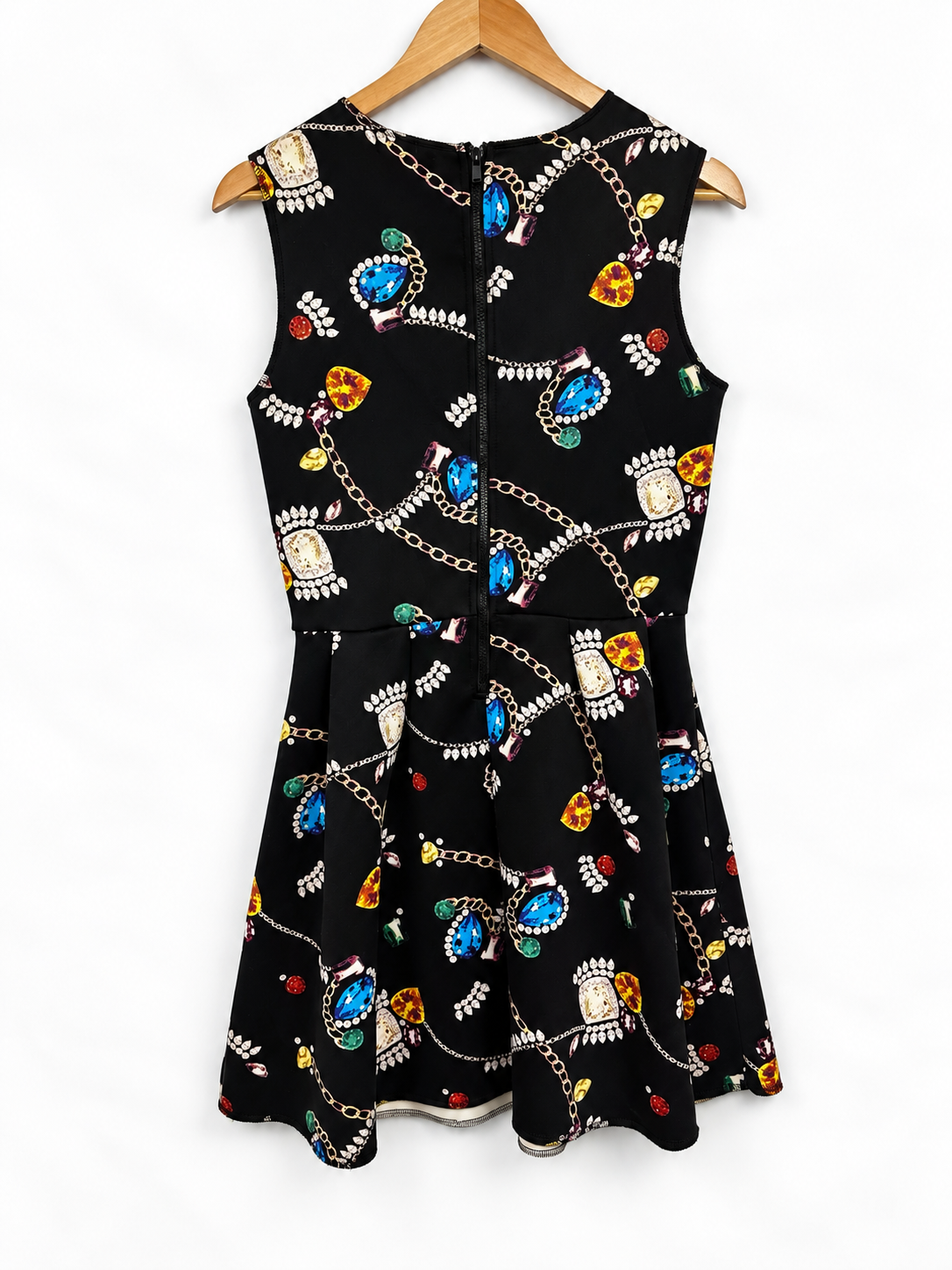VESTIDO ESTAMPADO JOYAS H & M (M) - Imagen 3