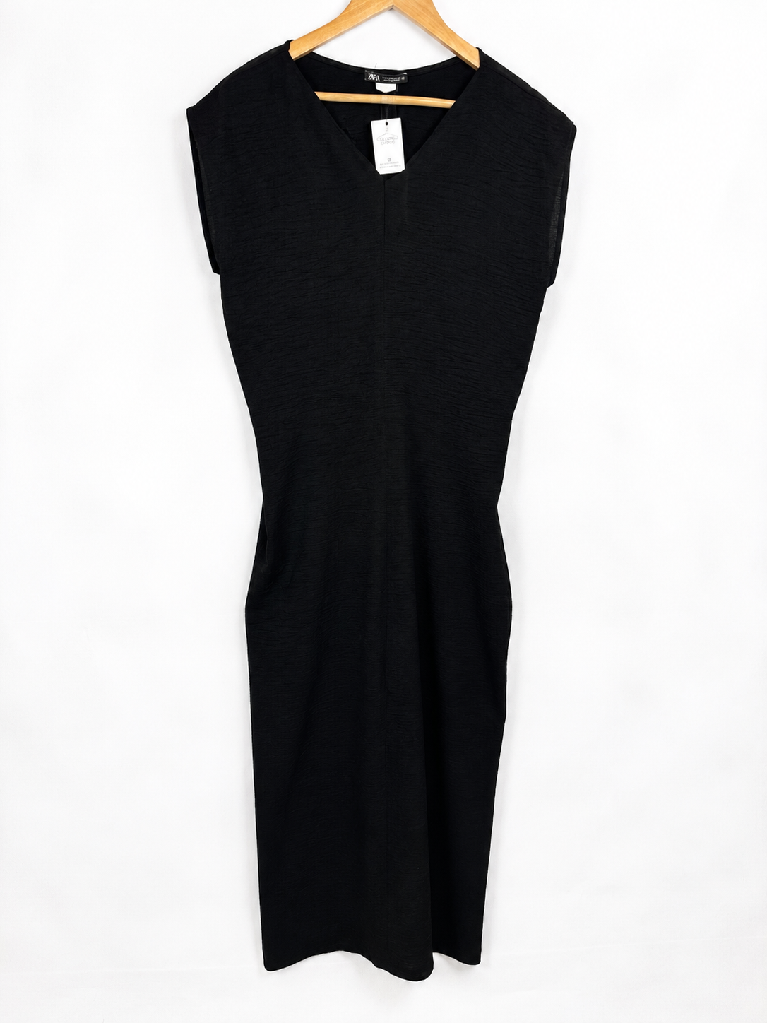 VESTIDO NEGRO ZARA (M)