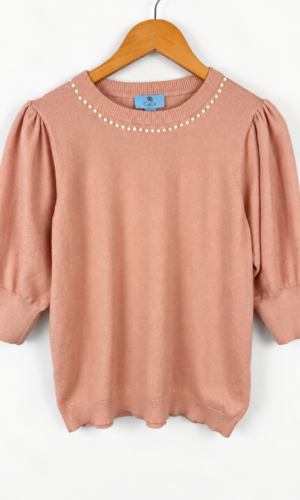 SWEATER CECE ROSA MANGAS 3/4 (L)