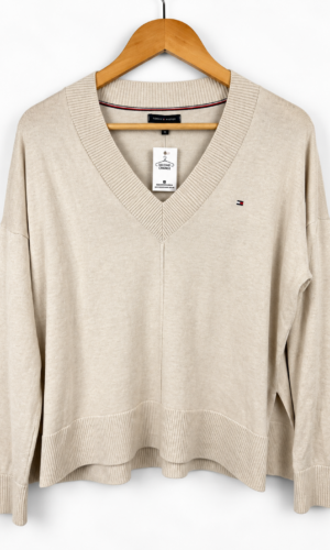 SWEATER TOMMY HILFIGER CREMA (L)