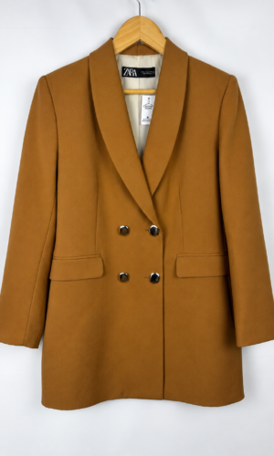 BLAZER CAMEL SASTRERO ZARA (L)