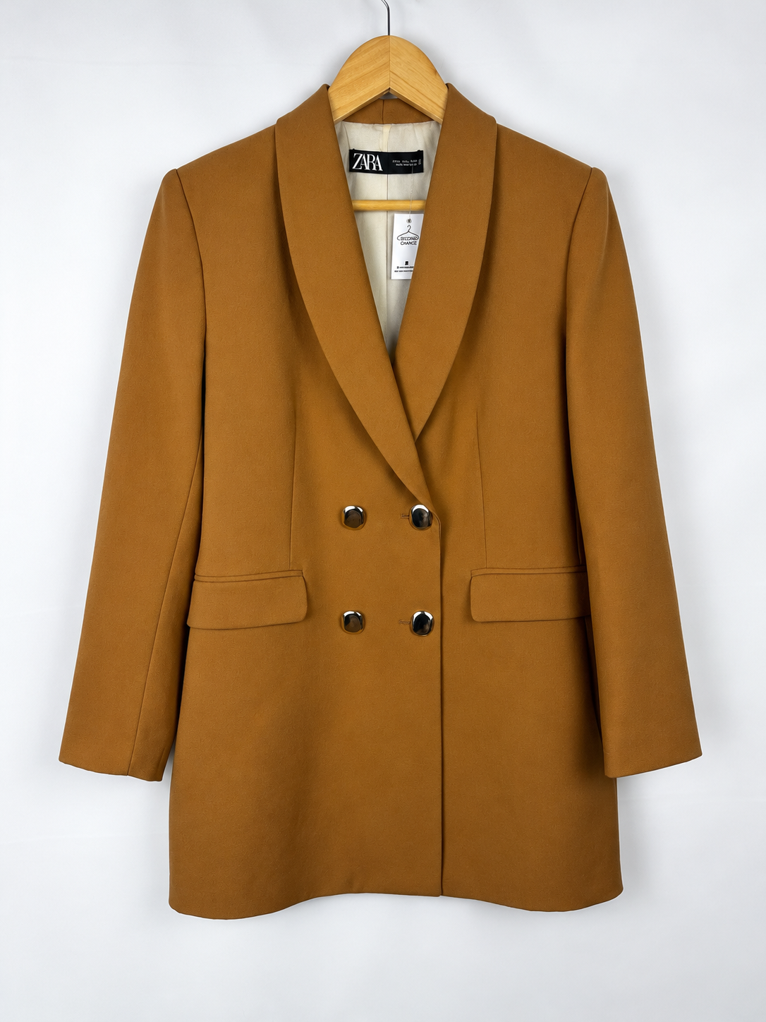 BLAZER CAMEL SASTRERO ZARA (L)
