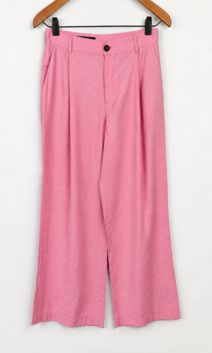 PANTALON SASTRERO ROSA ZARA (M)