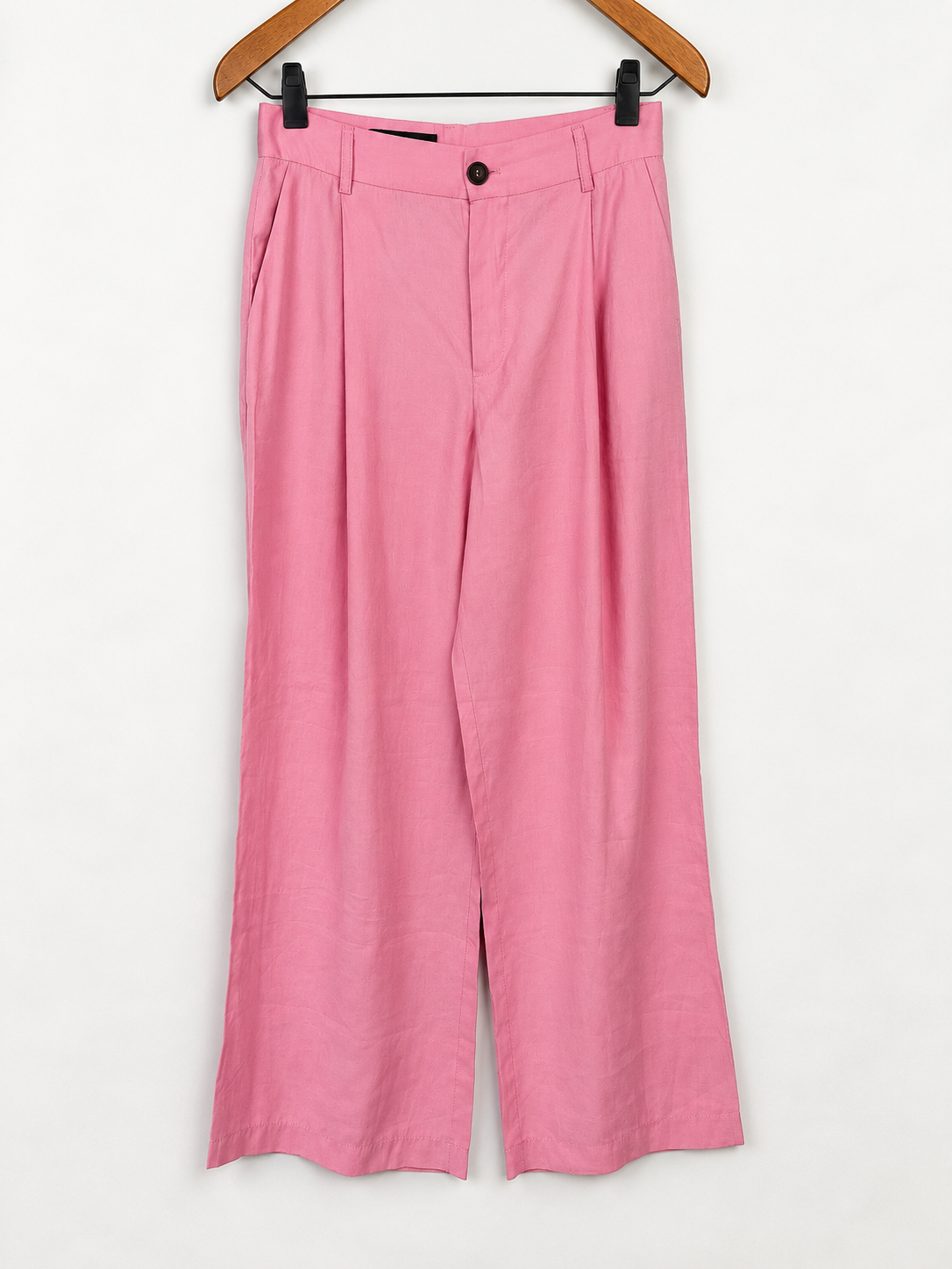 PANTALON SASTRERO ROSA ZARA (M)