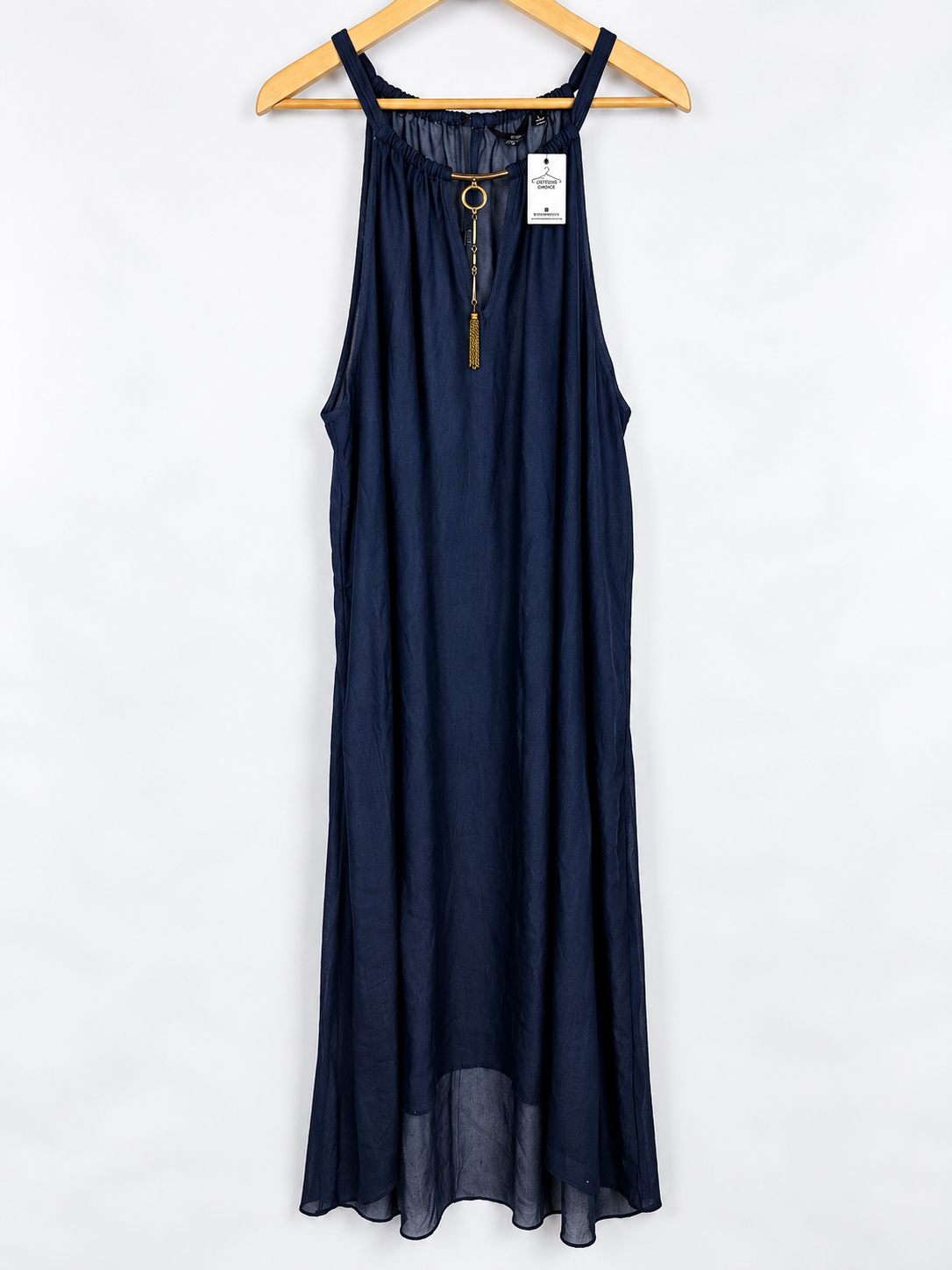 VESTIDO LARGO SIMIL JEAN AZUL MLLE GABRIELLE (L)
