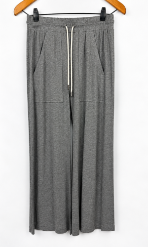 PANTALON PALAZO GRIS CHER (M)