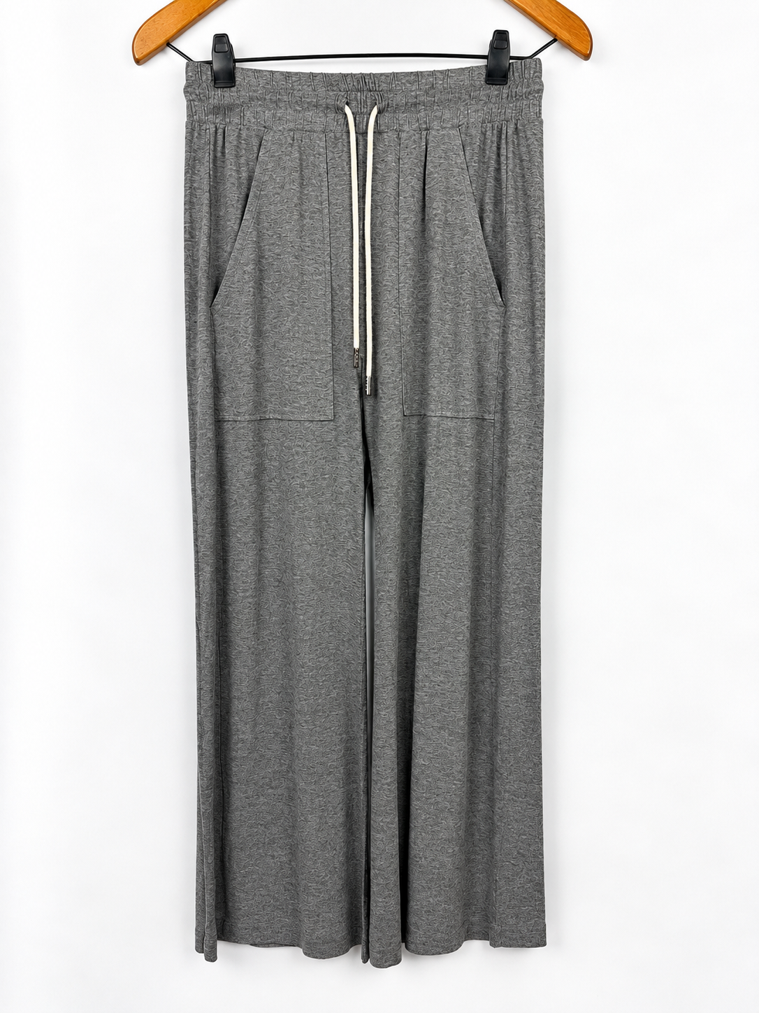 PANTALON PALAZO GRIS CHER (M)