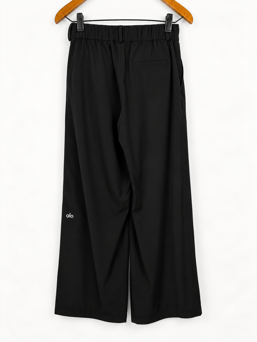 PANTALON WIDE LEG NEGRO ALO (M) - Imagen 3