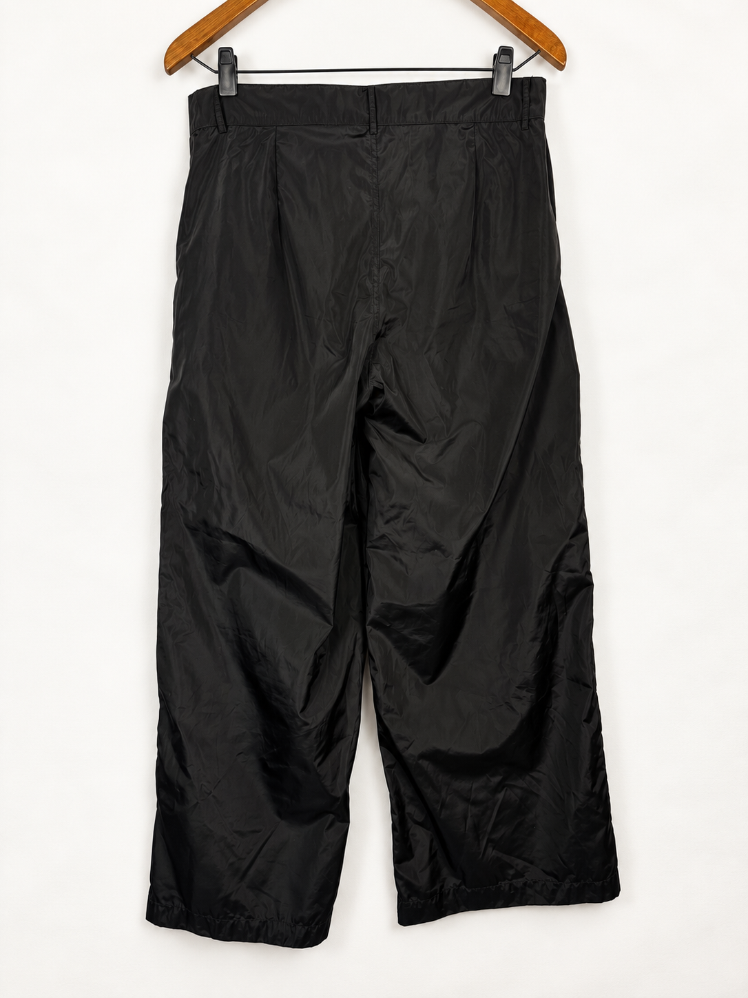 PANTALON WIDE LEG NEGRO SIN MARCA (M) - Imagen 2