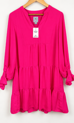 VESTIDO BOBO FUCSIA CECE (L)
