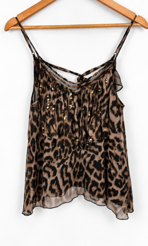 MUSCULOSA ANIMAL PRINT DE SEDA (S)