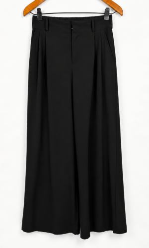 PANTALON WIDE LEG NEGRO ALO (M)