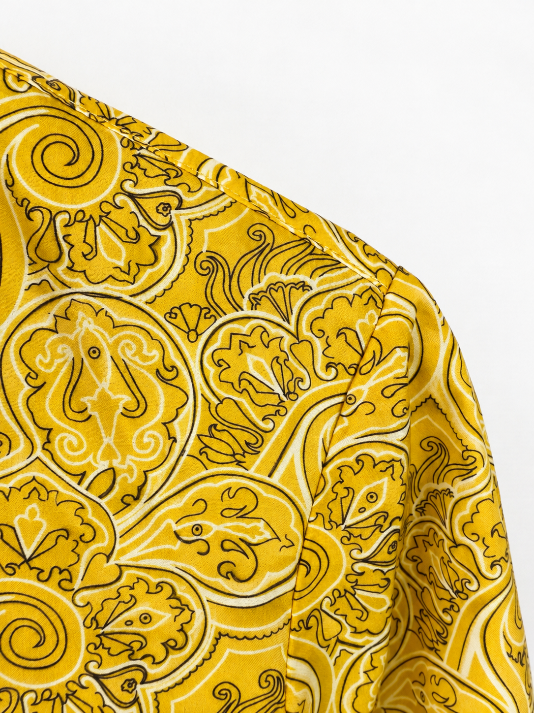 CAMISA ESTAMPADA AMARILLA PAULA (S) - Imagen 2
