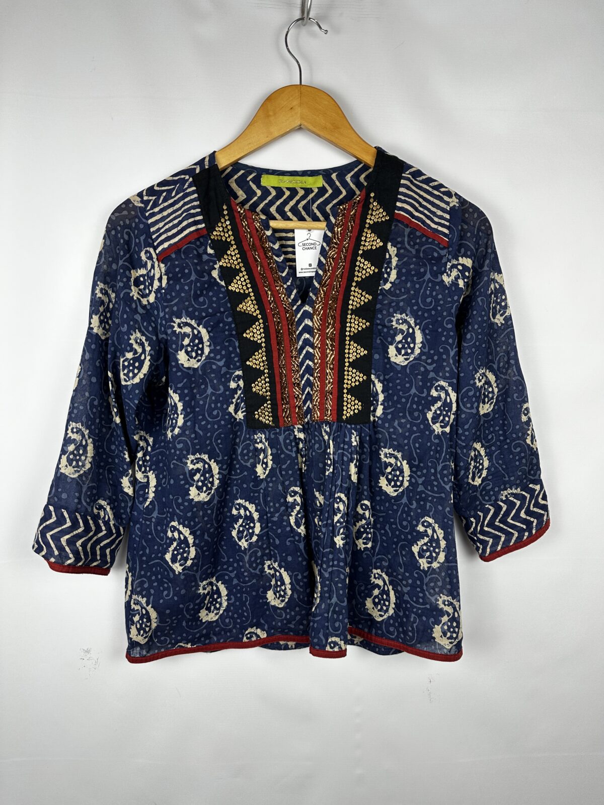 BLUSA ESTAMPADA RAPSODIA (S)