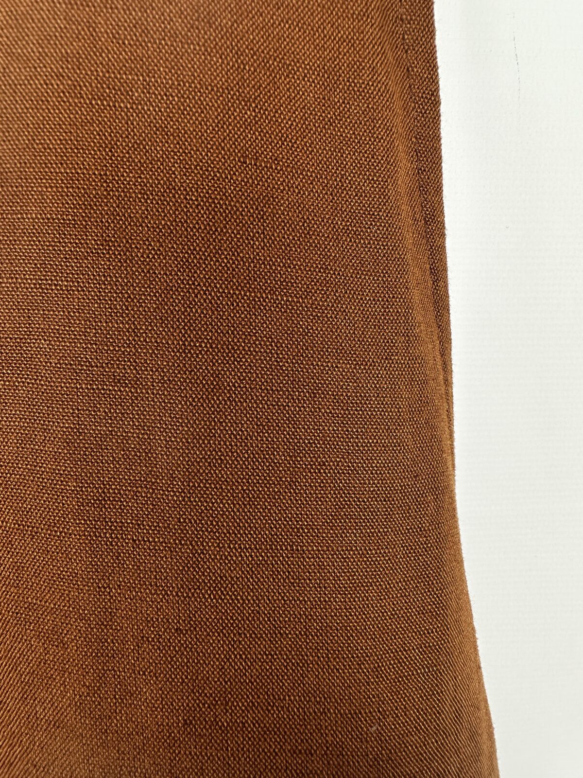 VESTIDO DE LINO MARRON LARGO ZARA (S) - Imagen 2